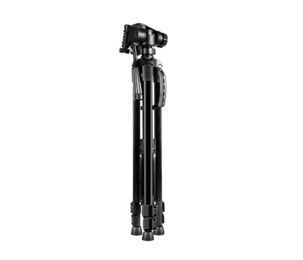 Puluz Selfie Live Aluminium z głowicą 3D i uchwytem telefonu (czar - 1508905 - zdjęcie 3
